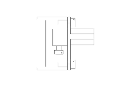 Hinged frame 24B for 6 modules