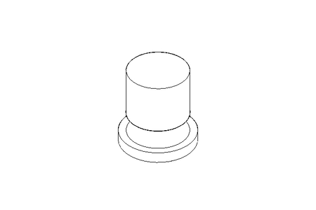 Gewindebolzen PT M6x8 A2-50 DIN 32501