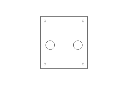 Button housing 72x80x56mm