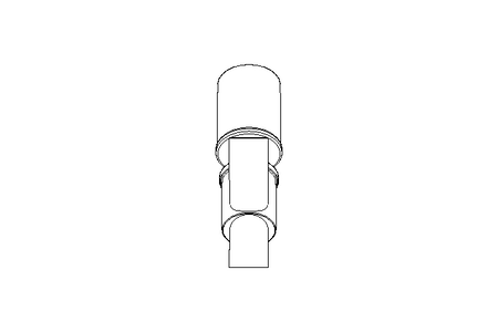 Angle seat valve DN 100