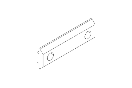 Raccord de profilés T M6 / 8 St-Zn