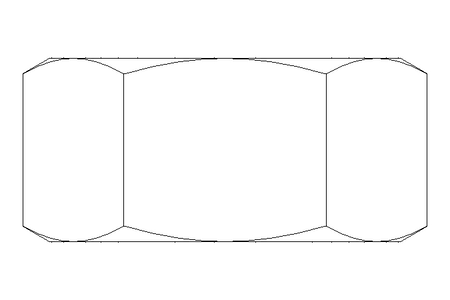 Hexagon nut M8 A2 DIN934