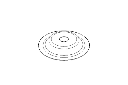 Membrane/diaphragm D=50 L/H=8 EPDM