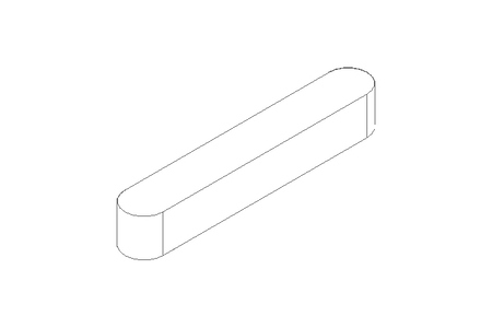 Passfeder DIN6885-1 A 32x5x5 1.4571