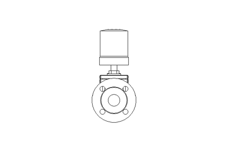 flange valve XDF2D DN40 PN16