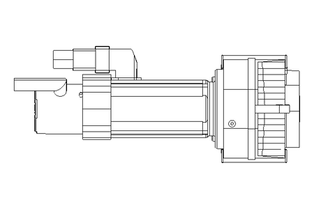 Flachgetriebemotor 9,5 Nm