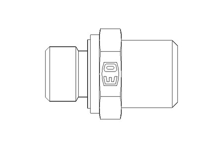 Einschraubstutzen L 6 G1/8" Niro ISO8434