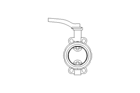 BUTTERFLY VALVE Z011-A DN125/PN16