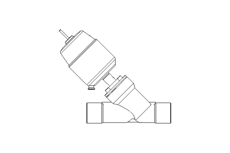 PNEUMATIC STRAIGHT-WAY VALVE