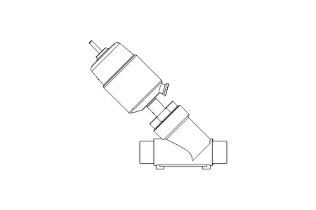 PNEUMATIC STRAIGHT-WAY VALVE