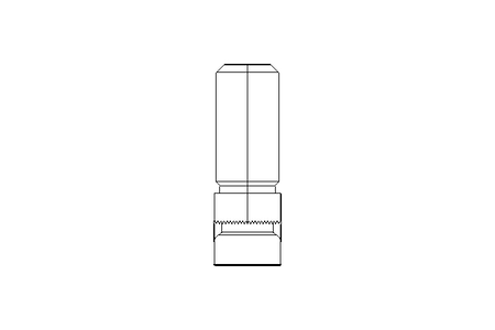 Hammer-head bolt M8x20