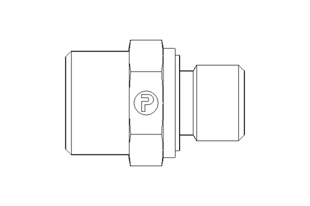 Connecting piece L 12 R1/4"