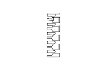 Flush-grid belt RR1000XLG48 B= 48