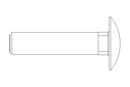 Flachrundschraube M10x45 A2 DIN603