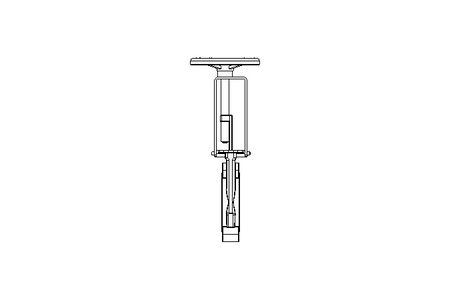 Plattenschieber DN150 PN10 mit Handrad