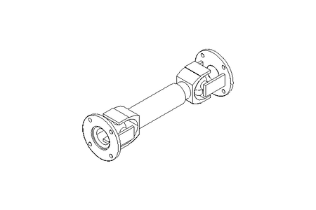 Universal joint shaft D=90 L1=290 L2=375