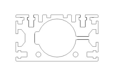 Flansch 37 für Linearmotor