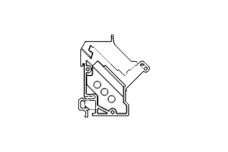 TOP HAT-RAIL MODULE DRM4 C6/S 1X RJ45