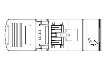 РОЗЕТКА  D45 C6/S 1xRJ45