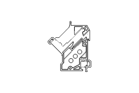 РОЗЕТКА  D45 C6/S 1xRJ45