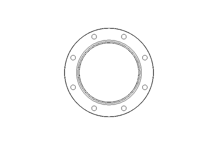 Steril-Flansch DN 125 ISO Form V 1.4539