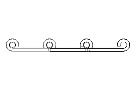 Flat-top chain 60S84XMHB B=83.8