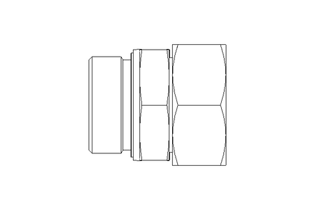 Manchon fileté L 42 G 1 1/2" St DIN3865