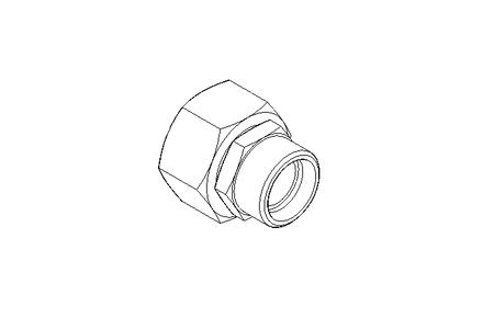 Reducing coupling L 28/22 St ISO8434