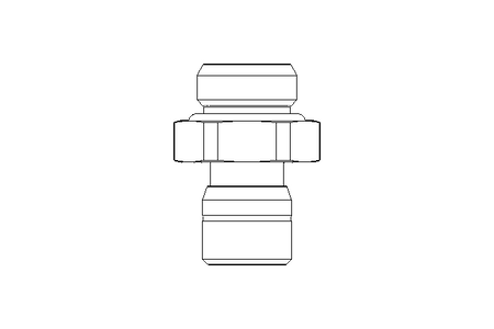 Conexão roscada G1/8 D=4