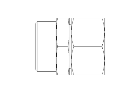 Spacing adapter L 28/28 St ISO8434