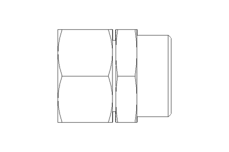 Spacing adapter L 28/28 St ISO8434