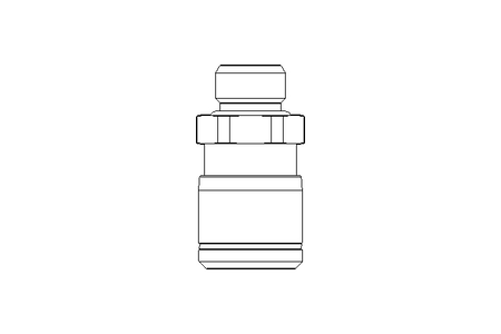 Conexao roscada  G1/8 D=8 (Niro)