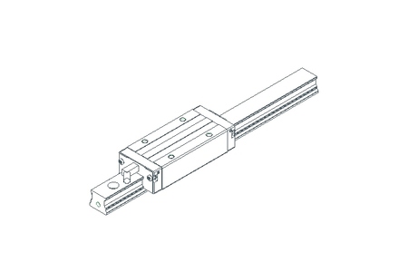 Kugelumlaufeinheit Gr.25 L280 B48