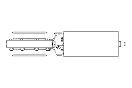 Butterfly valve B DN100 CVC AA E