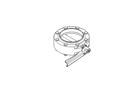 Butterfly valve B DN125 WVW MA E