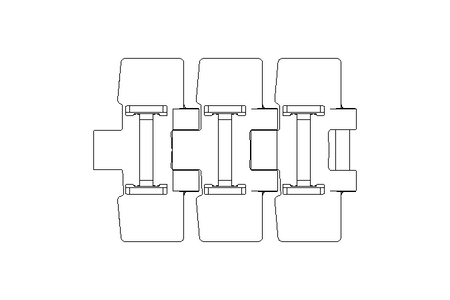 Scharnierbandkette SSC8811B-3,5IN B=88,9