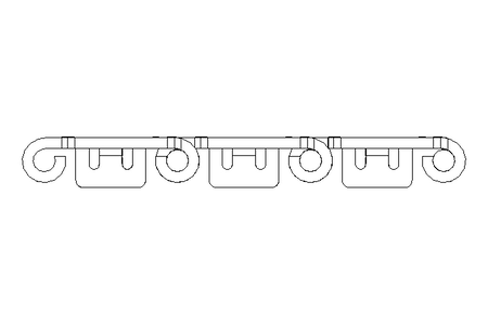 Scharnierbandkette SSC8811B-3,5IN B=88,9