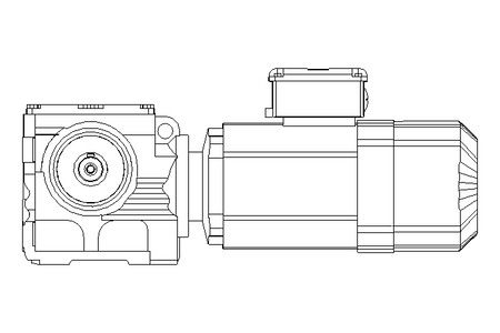 Schneckengetriebemotor 0,75kW 20 1/min