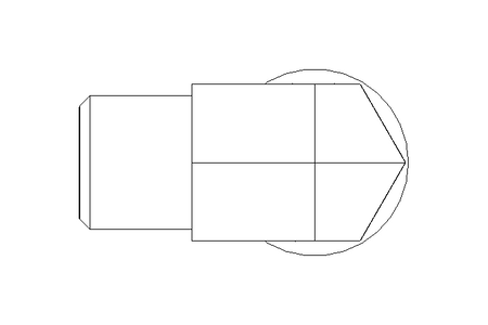 Threaded elbow connector L 6 G1/8" St-Zn