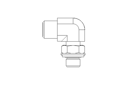 角螺栓紧固装置 L 6 G1/8" St-Zn ISO8434