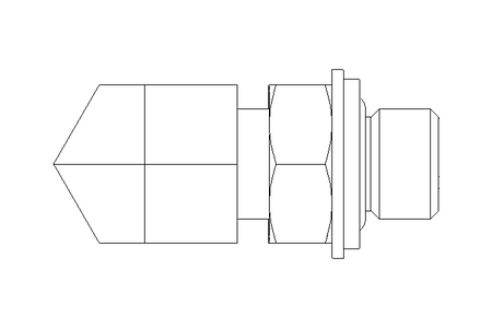 Raccordo a gomito L 6 G1/8" St-Zn