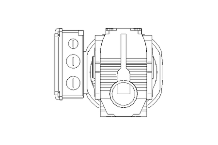 Schneckengetriebemotor 0,55kW 50 1/min