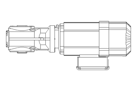 Bevel gear motor 0.55kW 50 1/min