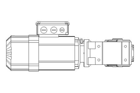 Kegelradgetriebemotor 0,55kW 50 1/min