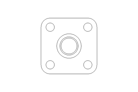 Flange pipe connection L 15 St-Zn