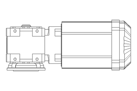 Getriebemotor 0,55kW 88 1/min