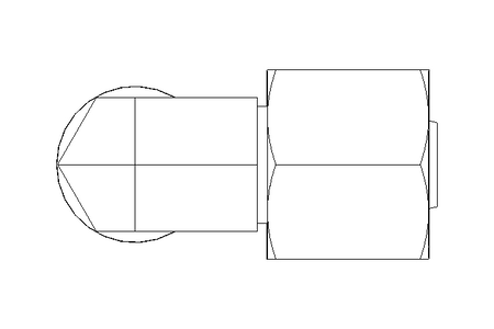 Угловое резьбовое соединение 8 M14x1,5