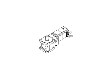 Helical-bevel gearmotor 25.5 Nm