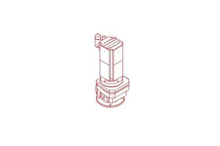 Helical gear servomotor 18.7 Nm