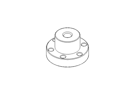 Threaded nut TR10x2 PA